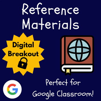 Preview of Reference Materials Escape Room | Library Digital Breakout