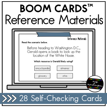 Preview of Reference Materials | Boom Cards | Digital Task Cards