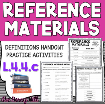 Preview of Reference Materials - L.4.4.c - Print and Digital Resources