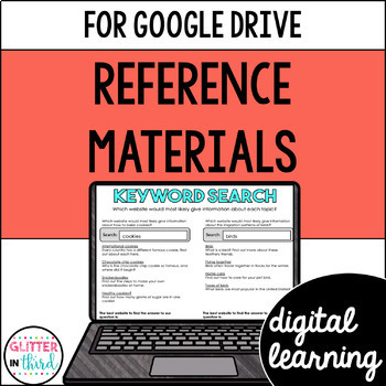 Preview of Reference Materials Activities for Google Classroom