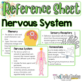 Reference Sheet - Nervous System