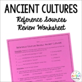 Reference Sources - Ancient Cultures *Cross-Curricular*