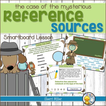 Preview of Reference Sources SMARTboard Lesson