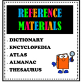 Reference and Research Materials Worksheet