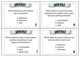 Reference and Research Task Cards
