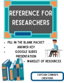 Reference for Researchers