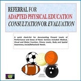Adapted Physical Education Referral Form for Consultation 