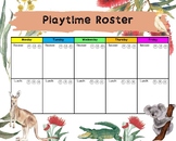 Reflect and Play: Australian-Themed Playtime Reflection Sheet