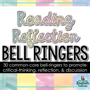 Preview of Reflecting about Reading Bell Ringers