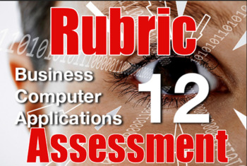 Preview of Reflection Assessment & Rubric, Business Computer Applications 12