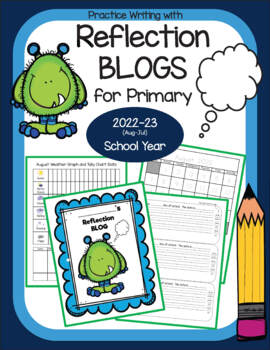 Preview of Reflection BLOG for Primary