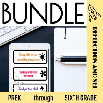Preview of Library Exit Ticket & SEL Bundle