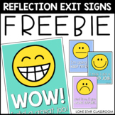 Reflection Exit Signs - Door Signs - Emotional Check-In
