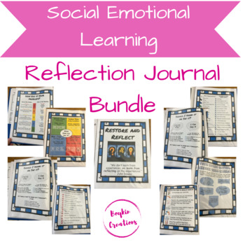 Preview of Reflection Journal Bundle