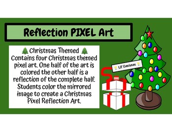 Preview of Reflection Pixel Art Christmas Themed