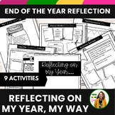 Reflection Questions End of the Year Math Fun Activity 6th