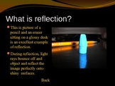 Reflection, Refraction, and Absorption Properties of Light