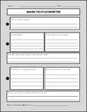 Reflection Sheet for Friendship Drama and Conflict