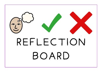Preview of Reflection Talking Board - Social and Emotional Wellbeing Health Regulation
