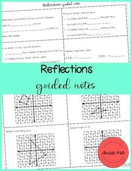 Preview of Reflections Guided Notes