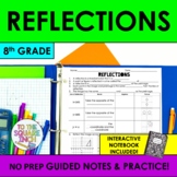 Reflections Notes & Practice | Guided Notes | + Interactiv
