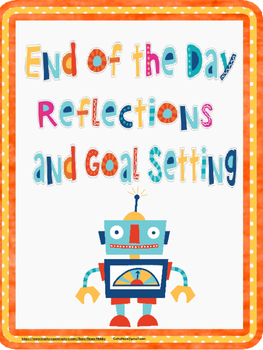 Preview of Reflections and Goal Setting
