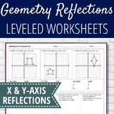 Reflections in Geometry Worksheets