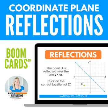 Preview of Reflections in the Coordinate Plane Boom Cards™ Digital Activity