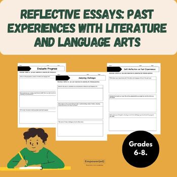 Preview of Reflection Writing Prompts and Graphic Organizers for English Language Arts