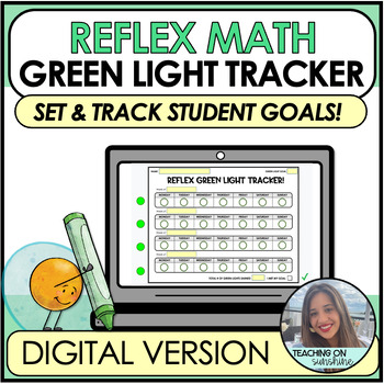 Preview of Reflex Math Digital Student Green Light Data Tracker