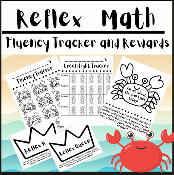 Preview of Reflex Math Tracking Chart and Rewards