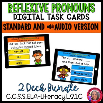 Preview of Reflexive Pronoun Boom Cards