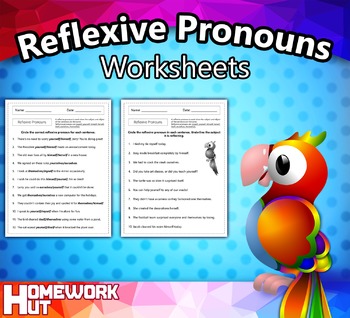 Preview of Reflexive Pronouns Worksheets