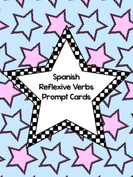Preview of Reflexive Verb Prompt Cards