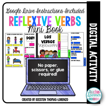 Preview of Reflexive Verbs Mini Book {DIGITAL}