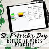 Reflexive Verbs Practice | Glyph | St. Patrick's Theme