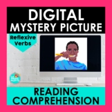 Reflexive Verbs Reading Comprehension Mystery Picture | Sp