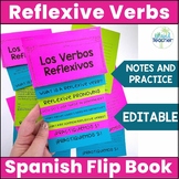 Spanish Reflexive Verbs Verbos Reflexivos Notes and Practi