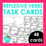 Reflexive Verbs Spanish Task Cards | Spanish Reflexive Ver