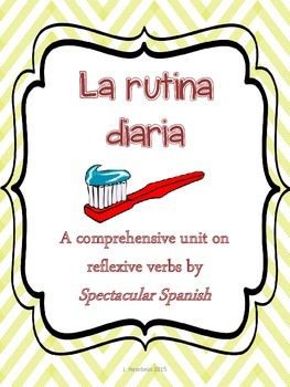 Preview of Reflexive Verbs Unit