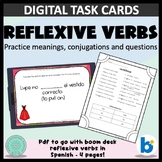 Reflexive Verbs in Spanish Boom Cards™ Los Verbos Reflexiv