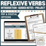 Reflexive Verbs in Spanish - Introduction - Guided Notes -