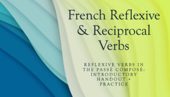Preview of Reflexive Verbs in the Passé Composé : Introductory handout & practice