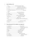 Reflexive and Reciprocal verbs Practice sheet