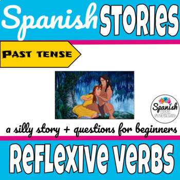 Preview of Reflexive verbs in Spanish story (past tense)