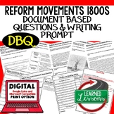 Reform Movements DBQ, Document Based Questions Google and Print