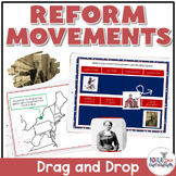 Reform Movements of the 1800s Digital Drag and Drop