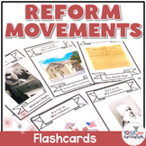 Reform Movements of the 1800s Flash Cards