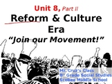 Reform and Culture Era, STAAR Powerpoint Lecture