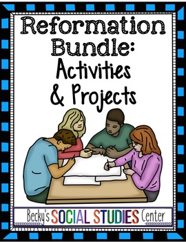 Preview of Reformation Bundle: Nine Engaging Activities and Projects